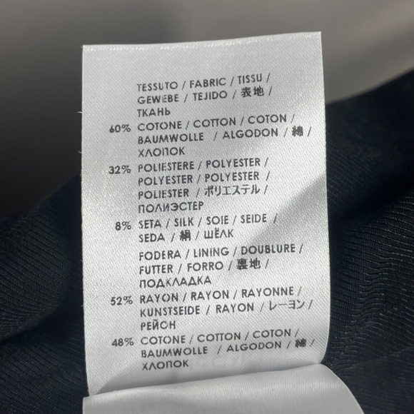 NEW Stella McCartney Corset Shirt Womens Small black gray floral designer top - Picture 5 of 10